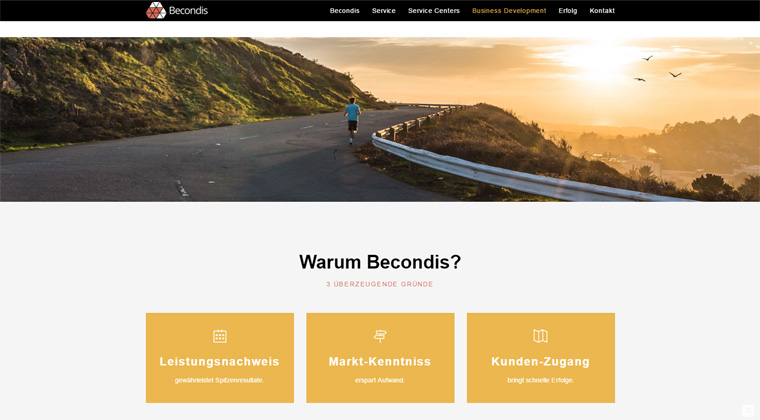 Responsive One-Page Corporate Website - TYPO3